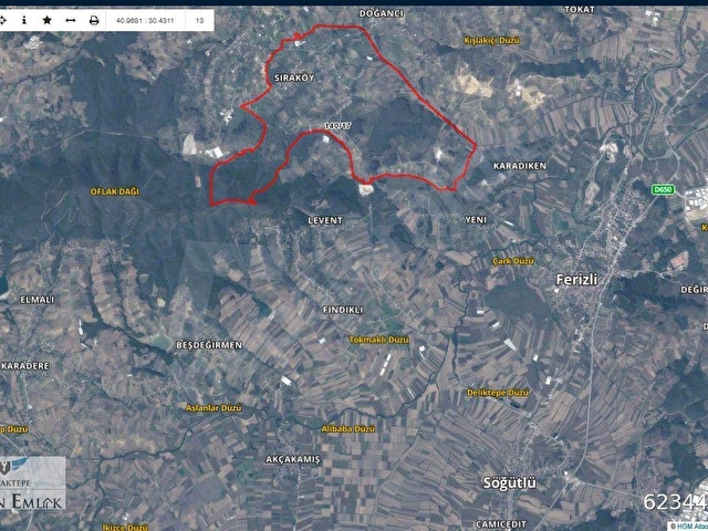 Sıraköy de Asfalt Cepheli, Manzaralı, FIRSAT SATILIK TARLA - Görsel 4