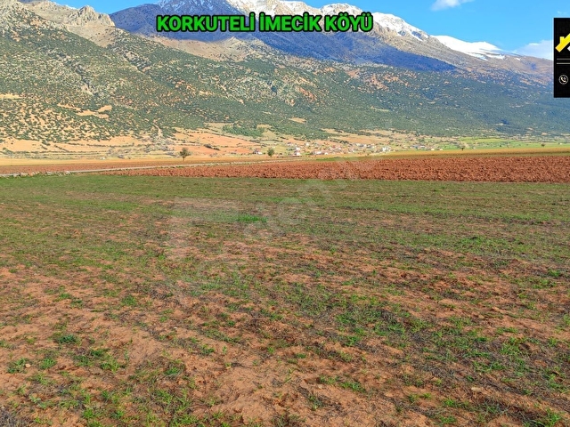 KORKUTELİ İMECİK KÖYÜ SATILIK 1.494M2 TARLA RESMİ YOL VAR - Görsel 30
