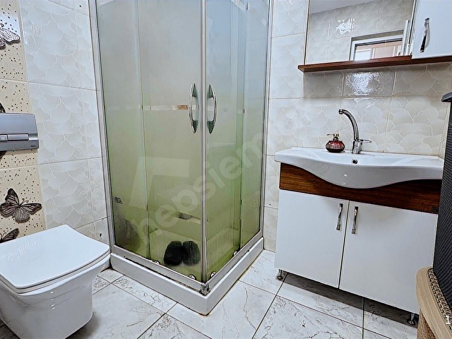Bodrum Bağla Bankev sitesinde Tadilatlı Deniz Manzaralı 2+1 Üst - Görsel 14