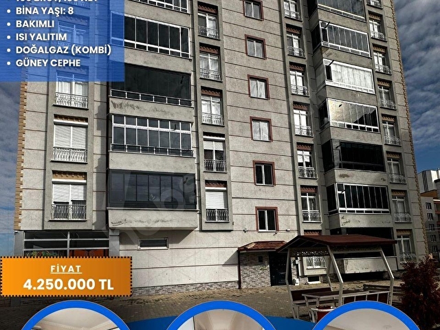 YENİ ŞEHİR MAHALLESİNDE SİTE İÇİ 3+1 SATILIK DAİRE