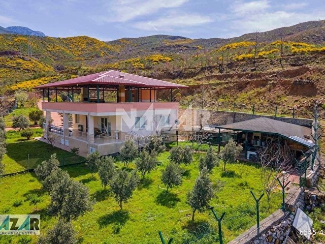 Alanya Sapadere’de 1.780 m² Tarla İçinde Satılık Müstakil Villa