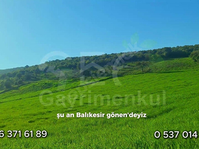 Gönende Meraya Cephe Tarım ve Hayvancılık İçin Uygun Tarla - Görsel 17