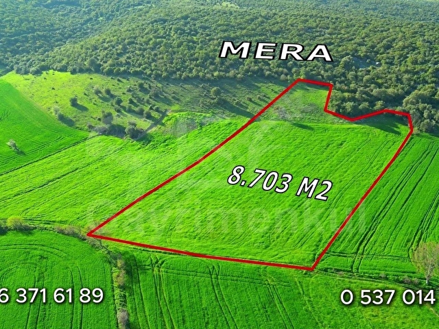 Gönende Meraya Cephe Tarım ve Hayvancılık İçin Uygun Tarla - Görsel 14