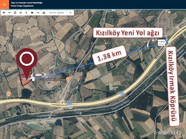 MERKEZE YAKIN, SULAMA KANALINA YAKIN SATILIK TARLA - Görsel 6