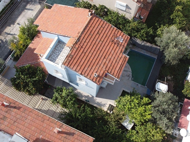 Tek Müstakil, Havuzlu Yazlık Dubleks Bina TAHİR EMLAKtan - Görsel 19