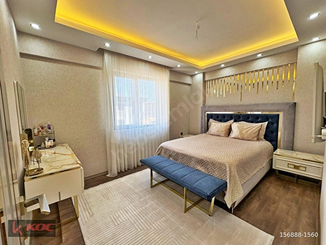 GÖKTÜRKTE AÇIK CEPHE GENİŞ CAM BALKON ŞIK TASARIMLI 2+1 DAİRE - Görsel 8