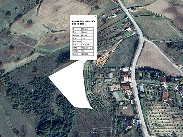SATILIK ARAZİ KOCAELİ / GEBZE / DURAKLI DA - Görsel 2