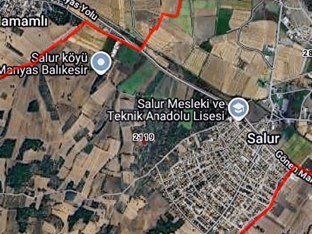 KONUT EMLAKTAN BALIKESİR MANYAS SALUR 3,769,66M2 SATILIK ARAZİ - Görsel 4