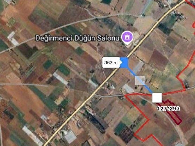 ELMALI ANTALYA YOLUNA 300 MT MESAFEDE TARLA
