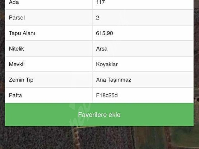 TEKİRDAĞ YAĞCI MAHALLESİNDE SATILIK VİLLA ARSASI - Görsel 2