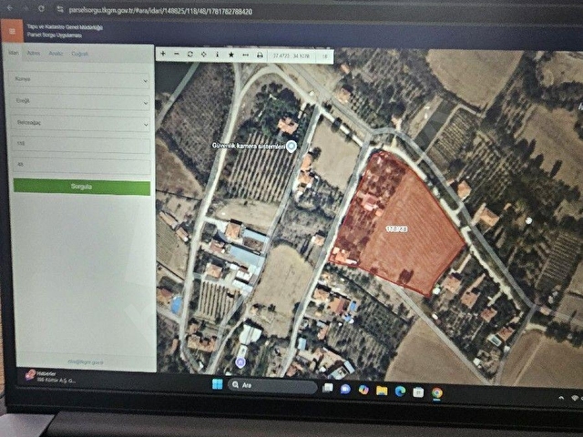 BELCEAĞAÇ  MAHALLESİNDE SATILIK 4,000 KARE  YATIRIMLIK  ARSA