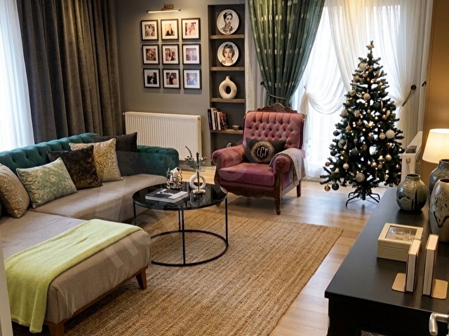 Çift cepheye bakan çift balkon çift tuvalet kapalı mutfak 135 m2 3+1 daire