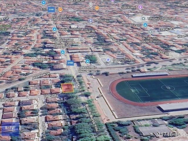 BURSA YENİŞEHİRde SATILIK İMARLI ARSA - 450 m² - 3 KAT İMAR - Görsel 6