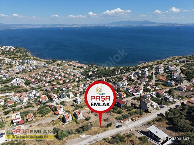 ÇANDARLI EYKO SİTESİNDE KAPANMAZ DENİZ MANZARALI SATILIK ARSA - Görsel 2