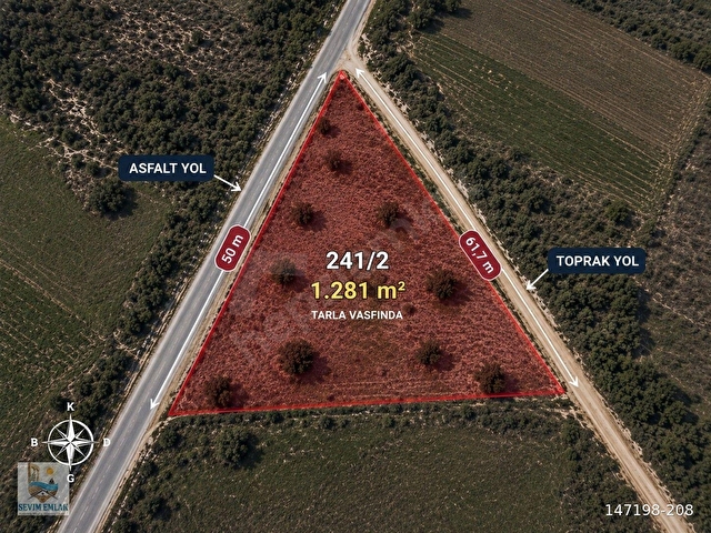 Egenin Saklı Köşesi | Milas/Akkovanlık |2 Yol Cepheli | 1.281 m - Görsel 2