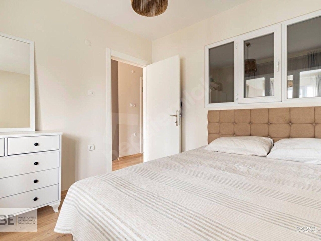 KUMBURGAZ SİTE İÇİNDE DENİZE SIFIR FUL TADİLATLI EŞYALI 2+1 DAİRE - Görsel 16