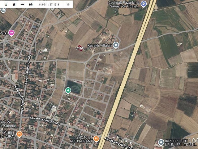 KUDRET YÜKSEL den KAVAKLIDA İMARLI ARSA