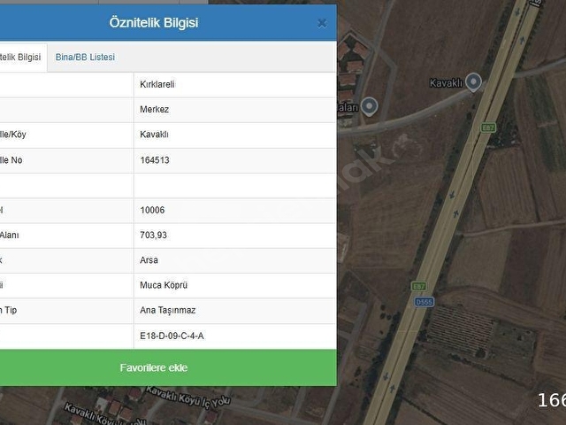 KUDRET YÜKSEL den KAVAKLIDA İMARLI ARSA - Görsel 2