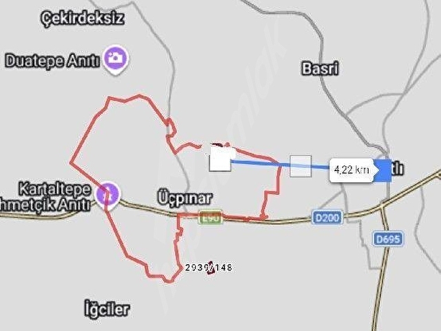 AL EMLAKTAN ÜÇPINAR MAHALLESİNDE SATILIK TARLA 68.000M2 ANKARA POLATLI - Görsel 6
