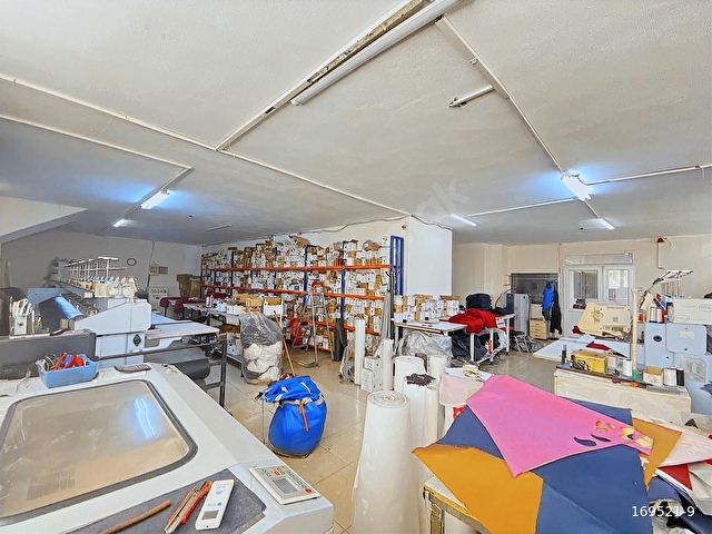 YENİMAHALLEde DÜZ GİRİŞ 180 m2 İMALAT VB. KREDİLİ DÜKKAN