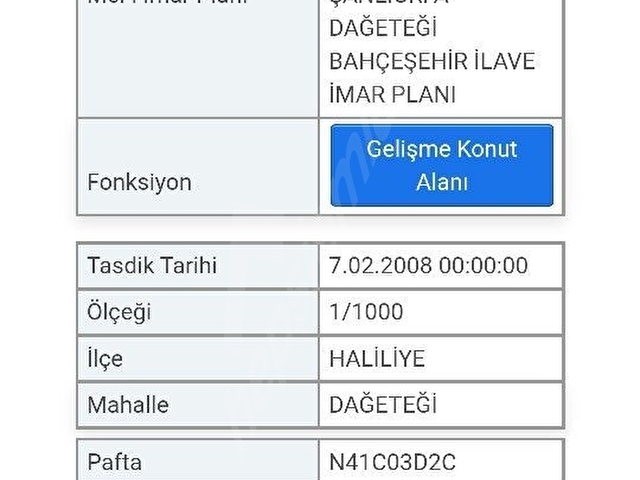 HALİLİYE/DAĞETEĞİ BÖLGESİNDE TİCARİ+KONUT ARSASI 5 KAT İMARLIDIR. - Görsel 4