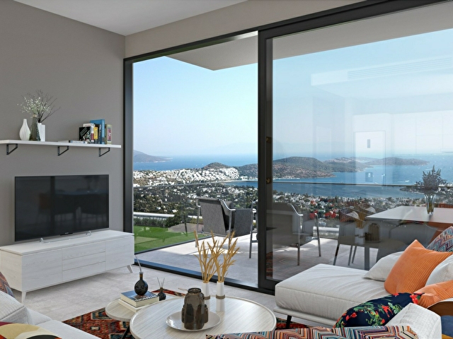 Bodrum Bitezde Satilik Deniz Manzarali 2 1 64897 459 Hurriyet Emlak