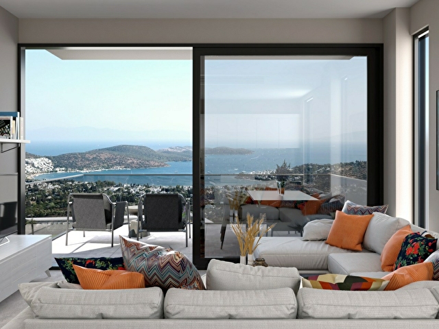 Bodrum Bitezde Satilik Deniz Manzarali 2 1 64897 459 Hurriyet Emlak
