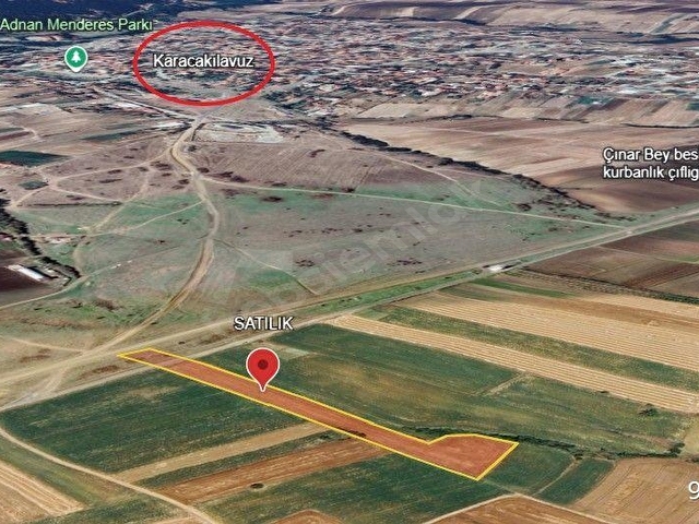 GÜLSULTAN EMLAK  TAN TEKİRDAĞ S.PAŞA KARACAKILAVUZ MAH. SATILIK RESMİ YOLA CEPHE 6.400 M2 TARLA - Görsel 6