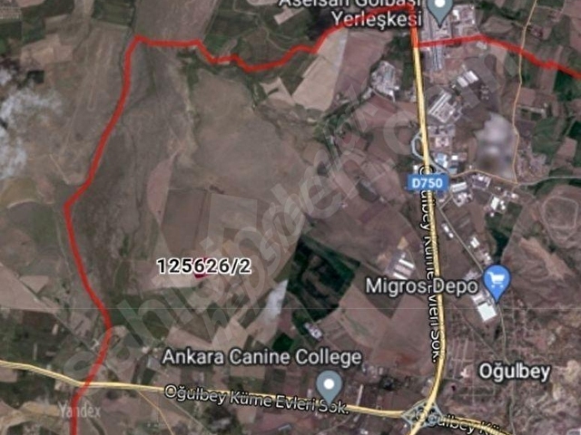 SATILIK GÖLBAŞI OĞULBEY MAHALLESİNDE 28236 M2 İYİ KONUMDA TARLA - Görsel 5