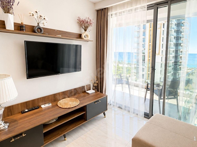 MAHMUTLAR SAHİLDE ACİL SATILIK 1+1 DAİRE  FULL DENİZ MANZARASI  DENİZE SIFIR KONUM  FULL EŞYALI - Görsel 3