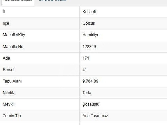 GÖLCÜK HAMİDİYEDE SATILIK ARAZİ - Görsel 2