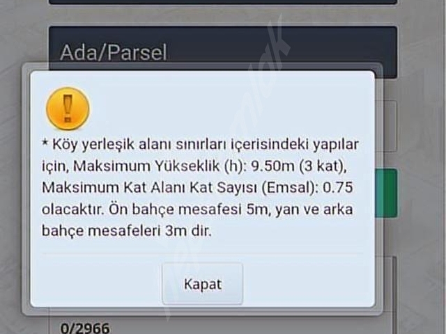 TEKİRDAĞ MURATLI KIRKKEPENEĶLİ KÖYİÇİ MÜSTAKL370m2,SATILIK ARSA - Görsel 5