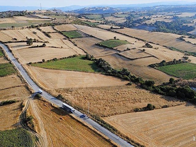 BALIKESİR MANYAS ŞEVKETİYEDE ANA YOLA CEPHE 9.500 M2 UYGUN ARSA - Görsel 8