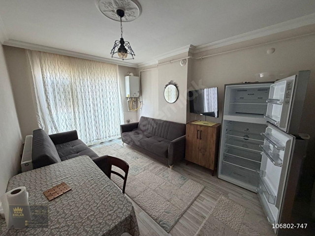 ÇUHALLI DA PLAJA 100 M MESAFEDE EŞYALI SATILIK 1+1 DAİRE - Görsel 4