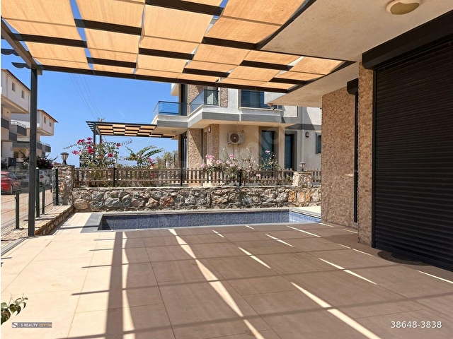 Akbükde full deniz manzaralı müstakil villa - Görsel 26