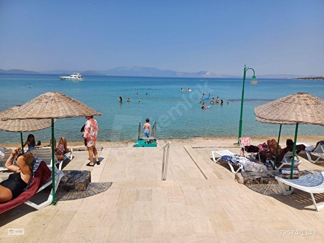 Boyalık otel yanı denize sıfır özel plajlı sitede 3+1 tripleks - Görsel 7