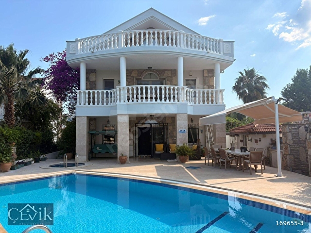 Dalyanda Kaya Mezarları Manzaralı,Güneş Panelli Lüks Villa - Görsel 5