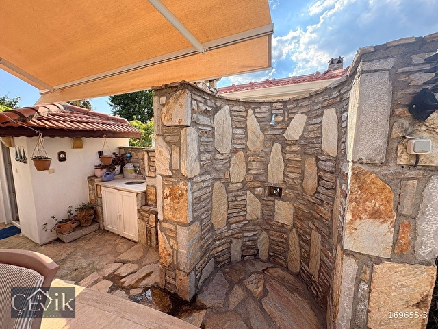 Dalyanda Kaya Mezarları Manzaralı,Güneş Panelli Lüks Villa - Görsel 28