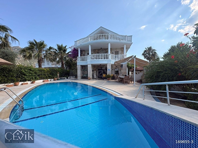 Dalyanda Kaya Mezarları Manzaralı,Güneş Panelli Lüks Villa - Görsel 30