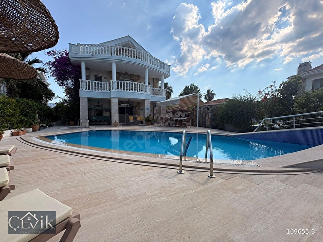 Dalyanda Kaya Mezarları Manzaralı,Güneş Panelli Lüks Villa - Görsel 4