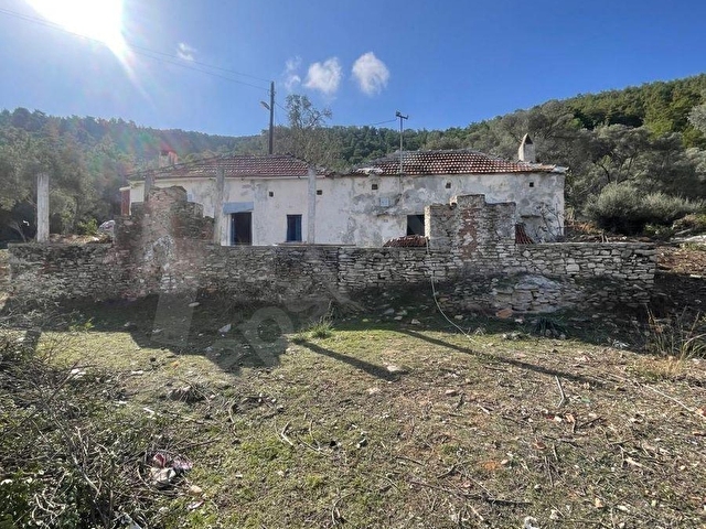 Bodrum Kızılağaç içinde kargir ev ve avlusu mevcut 786 m2 arsa - Görsel 7