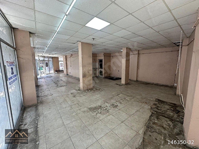 FAMİLY DEN MERKEZİ KONUMDA KİRALIK 250 M² DEPOLU DÜKKAN