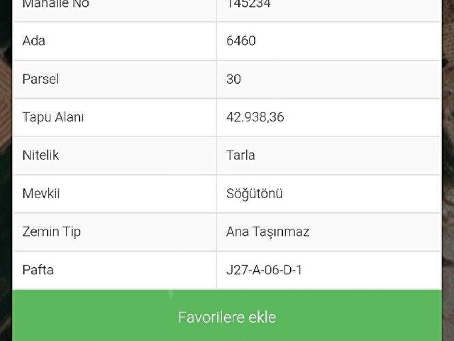 ESKİŞEHİR SİVRİHİSAR YUKARIKEPEN MAHALLESİNDE 21.400 M2 SATILIK TARLA
