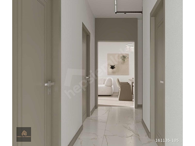 TUNÇALDAN ATAYURT MAH ÖZEL MİMARİ SİTEDE SATILIK ULTRA LUX 2+1 - Görsel 7