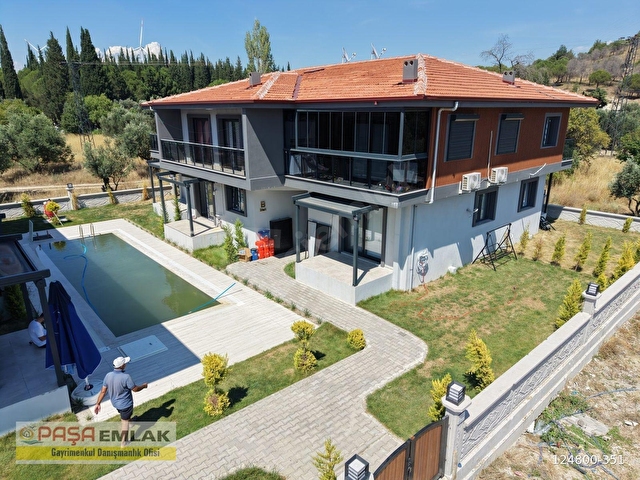 ÇANDARLI DA PAŞA EMLAKTAN HAVUZLU SİTE DE SATILIK ZEMİN KAT 1+1 - Görsel 19