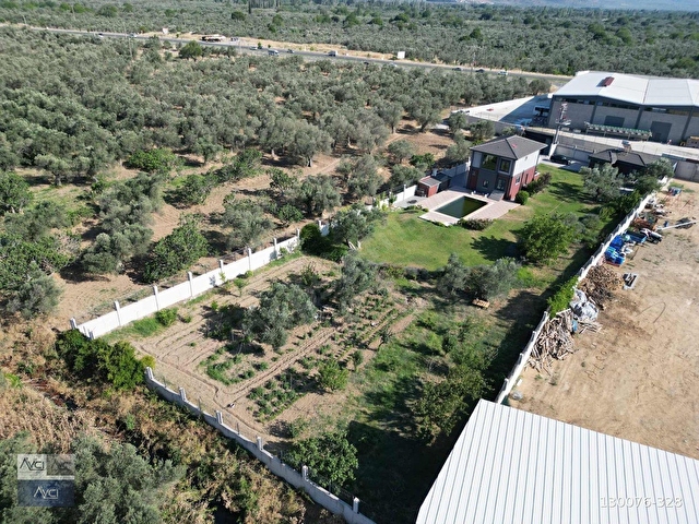 AVCIDAN EDREMİT 3279m2 ARSA İÇİNDE MALİKANE - Görsel 27
