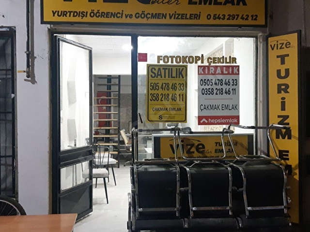 ÇAKMAK EMLAK,AMASYA/MERKEZ YÜZEVLER 60 M2 SATILIK DÜKKAN,KREDİYE UYGUN