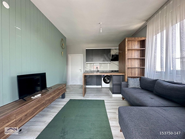 BAHÇEYAKADA MÖBLELİ 1+1 MODERN DAİRE
