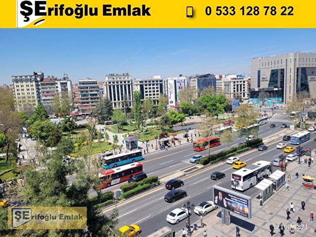 KIZILAY MERKEZDE ATATÜRK BULVARI ÜZERİNDE SATILIK OFİS