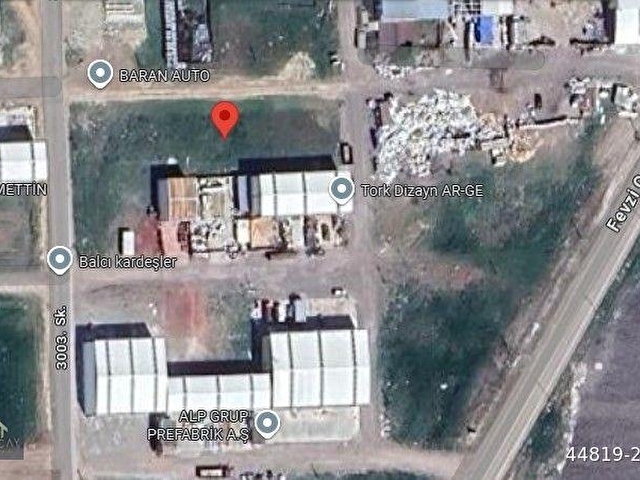 220m2 Tek Tapu Küçük Sanayi Arsası Emsal 1 Yükseklik 17.50mt